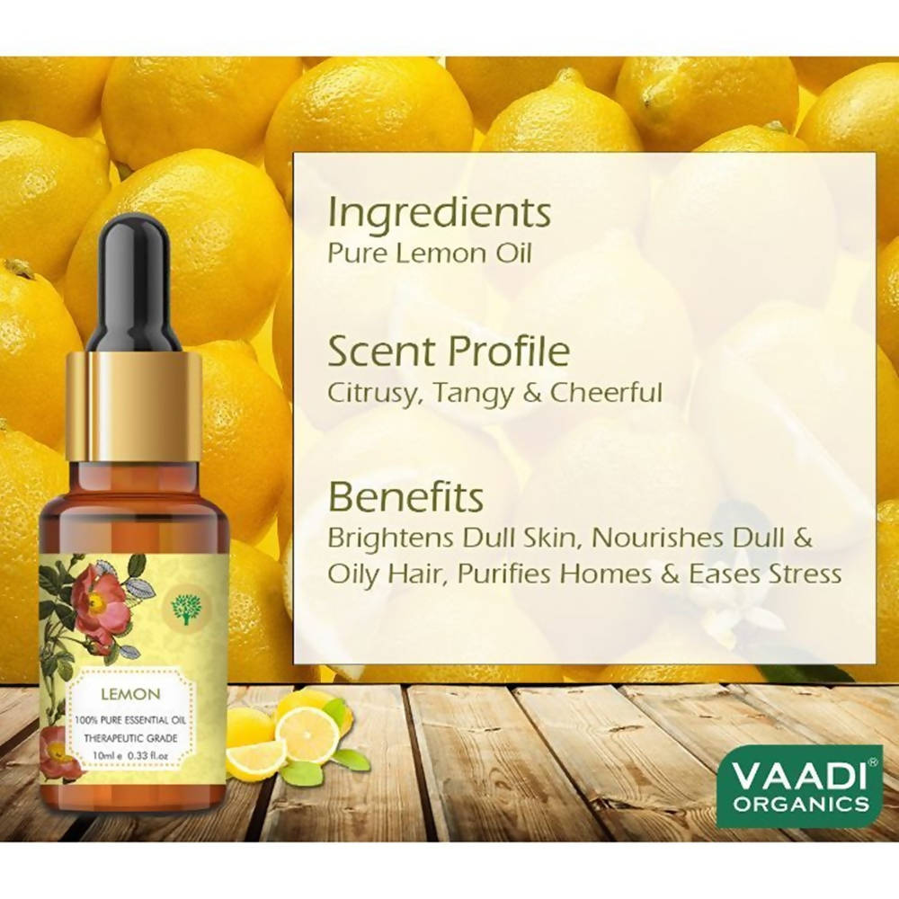 Vaadi Herbals Lemon Oil Therapeutic Grade | Grocsy