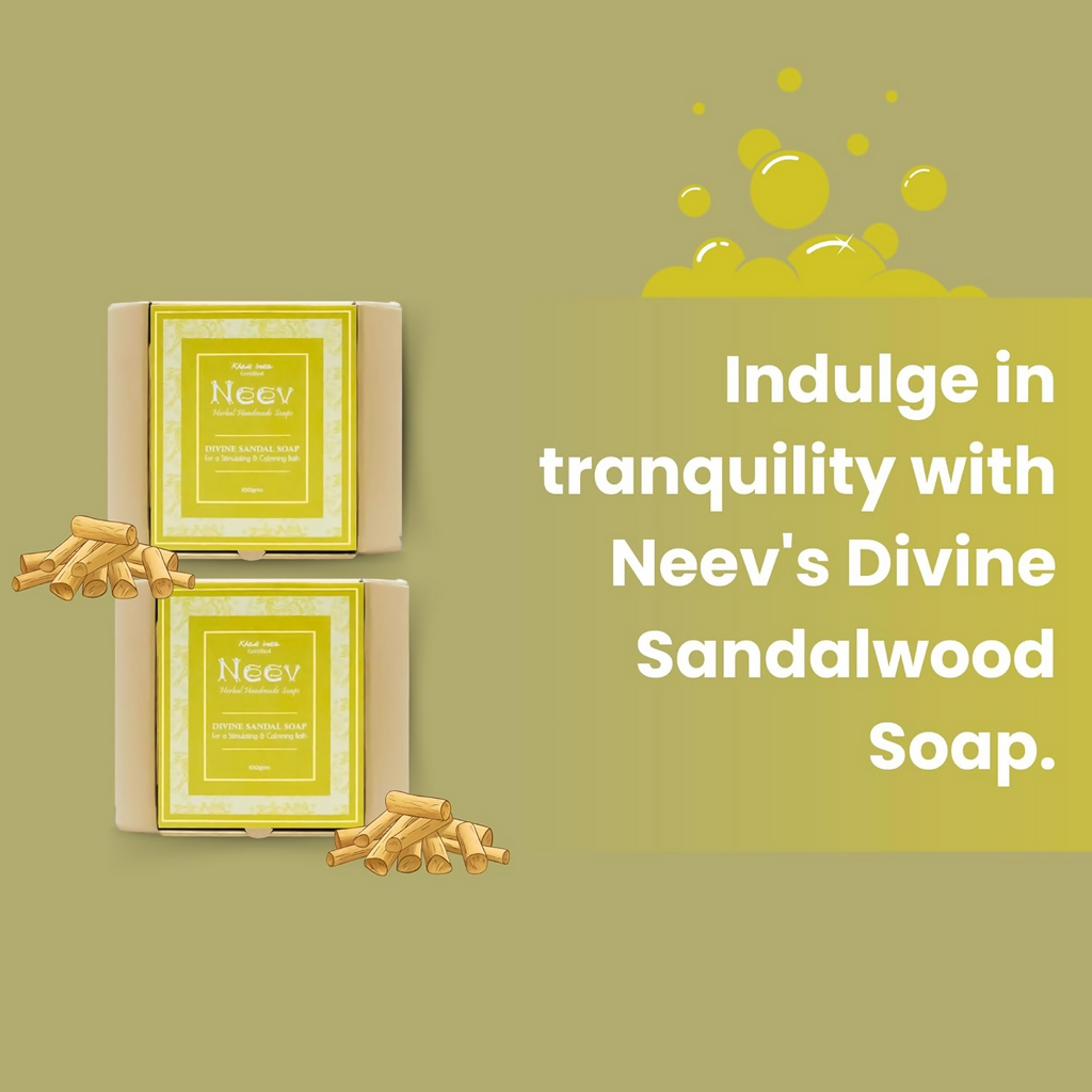 Neev Herbal Handmade Soap Divine Sandal Soap | Grocsy