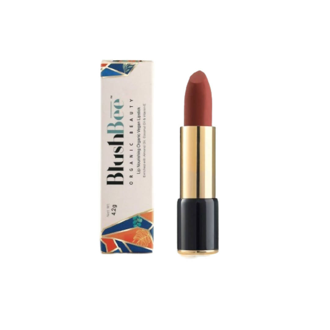 BlushBee Organic Beauty Lip Nourishing Vegan Lipstick - Nude Neutral | Grocsy