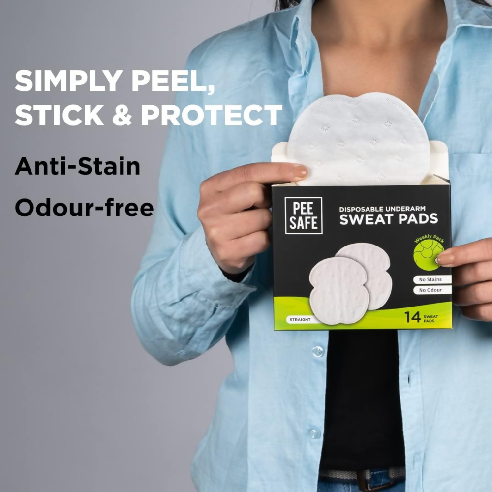 Pee Safe Sweat Pads For Underarms Women & Men | Grocsy
