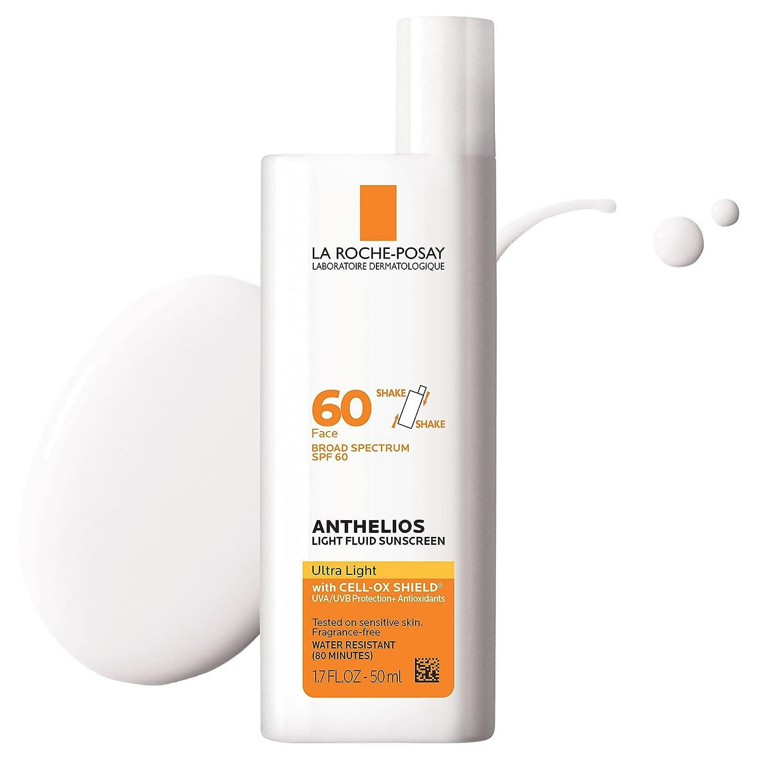 La Roche-Posay Anthelios 60 Ultra Light Sunscreen Fluid For Face | Grocsy