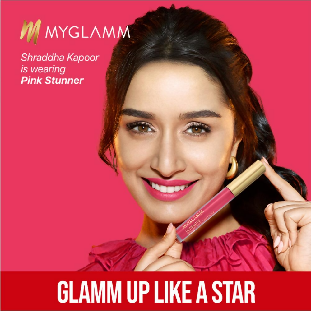 MyGlamm Ultimatte Long Stay Matte Liquid Lipstick - Pink Doll | Grocsy