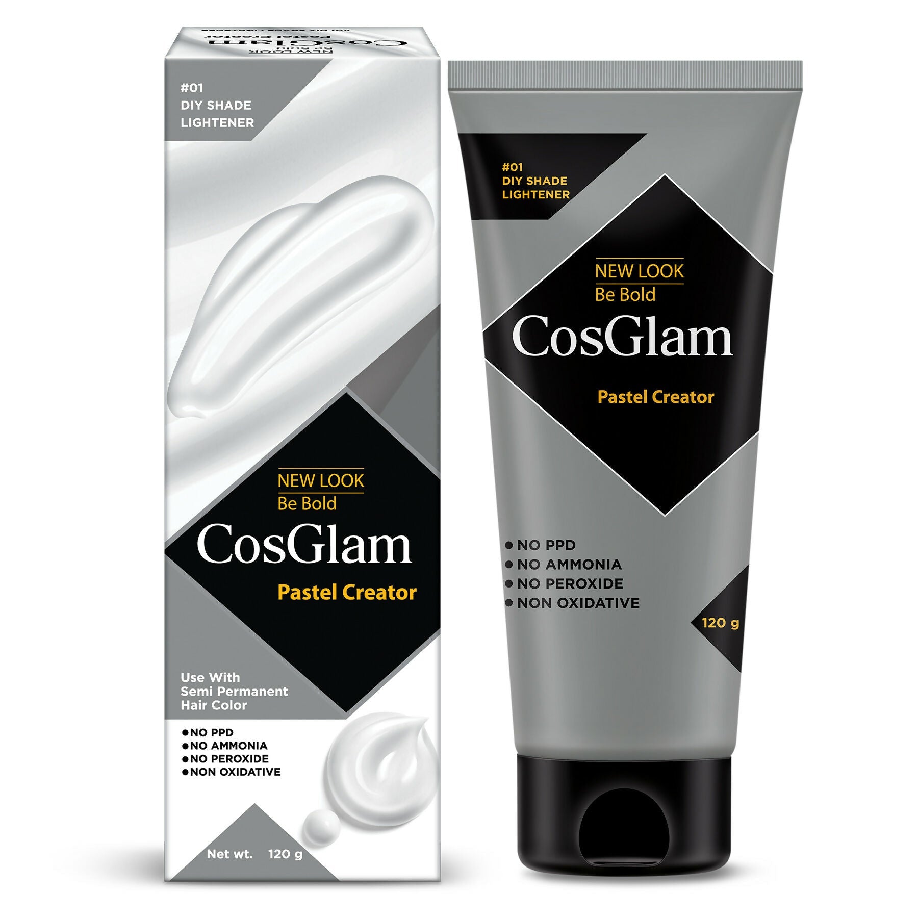 Cosglam Semi Permanent Hair Color for Women & Men-Pastel Creator | Grocsy