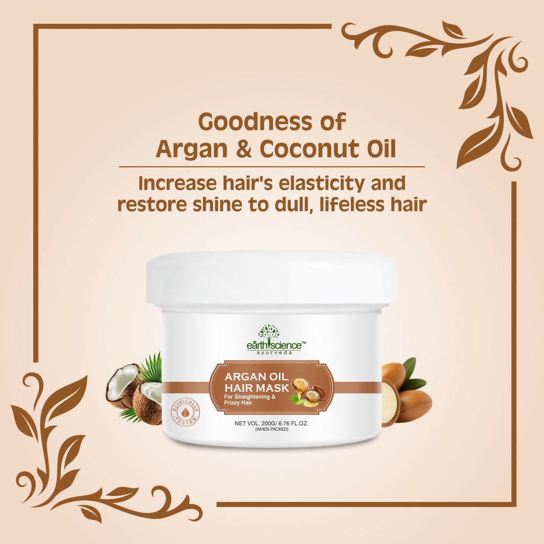 Earth Science Ayurveda Argan Hair Mask | Grocsy