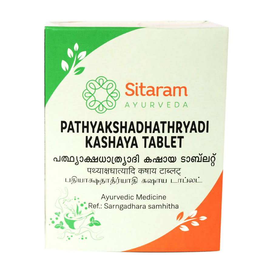 Sitaram Ayurveda Pathyakshadhatryadi Kashaya Tablet | Grocsy