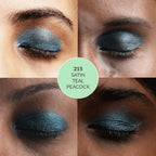 Disguise Satin Smooth Eyeshadow Squares - Satin Teal Peacock 215 | Grocsy
