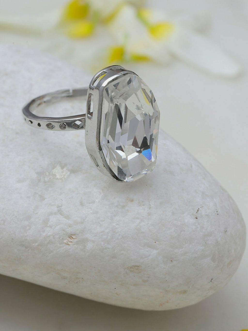 Crystal Ring- Ruby Raang | Grocsy