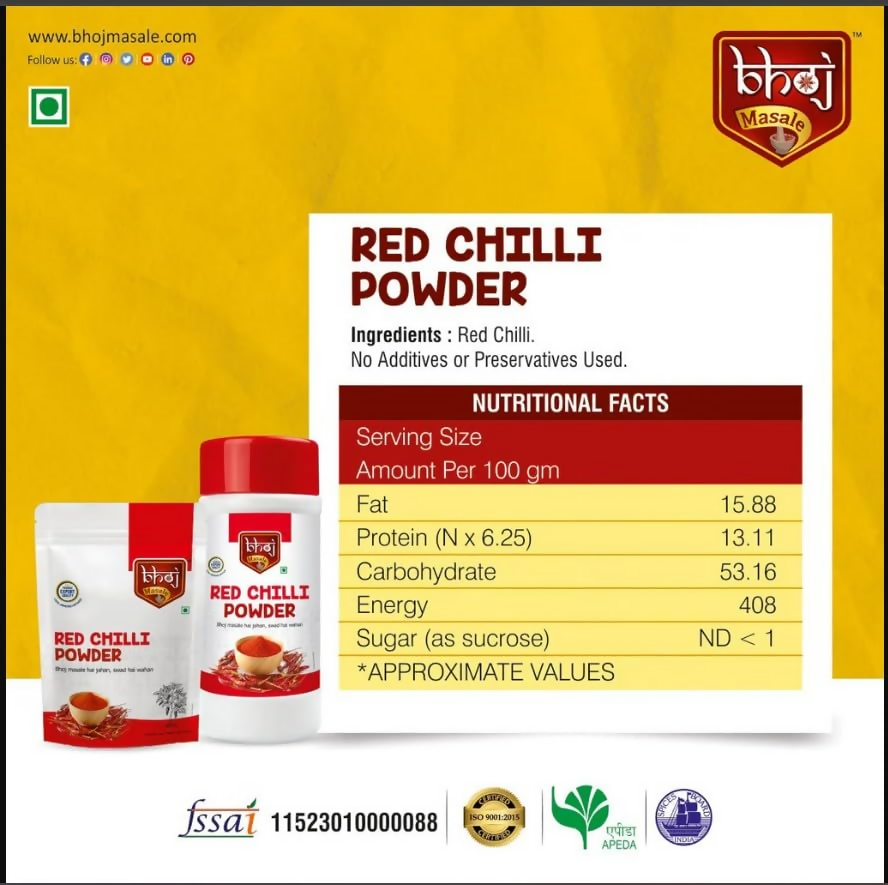Bhoj Masale Lal Mirch Powder | Grocsy