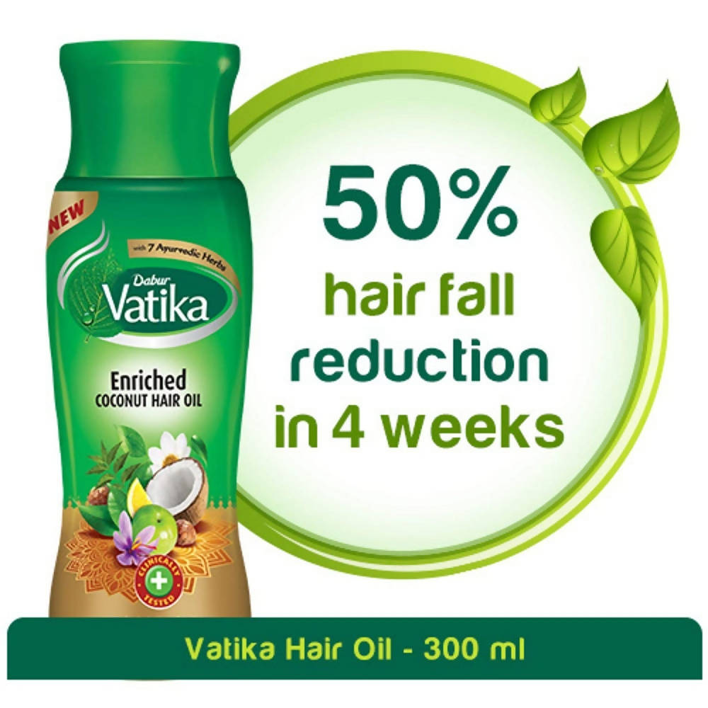 Dabur Vatika Enriched Coconut Hair Oil | Grocsy