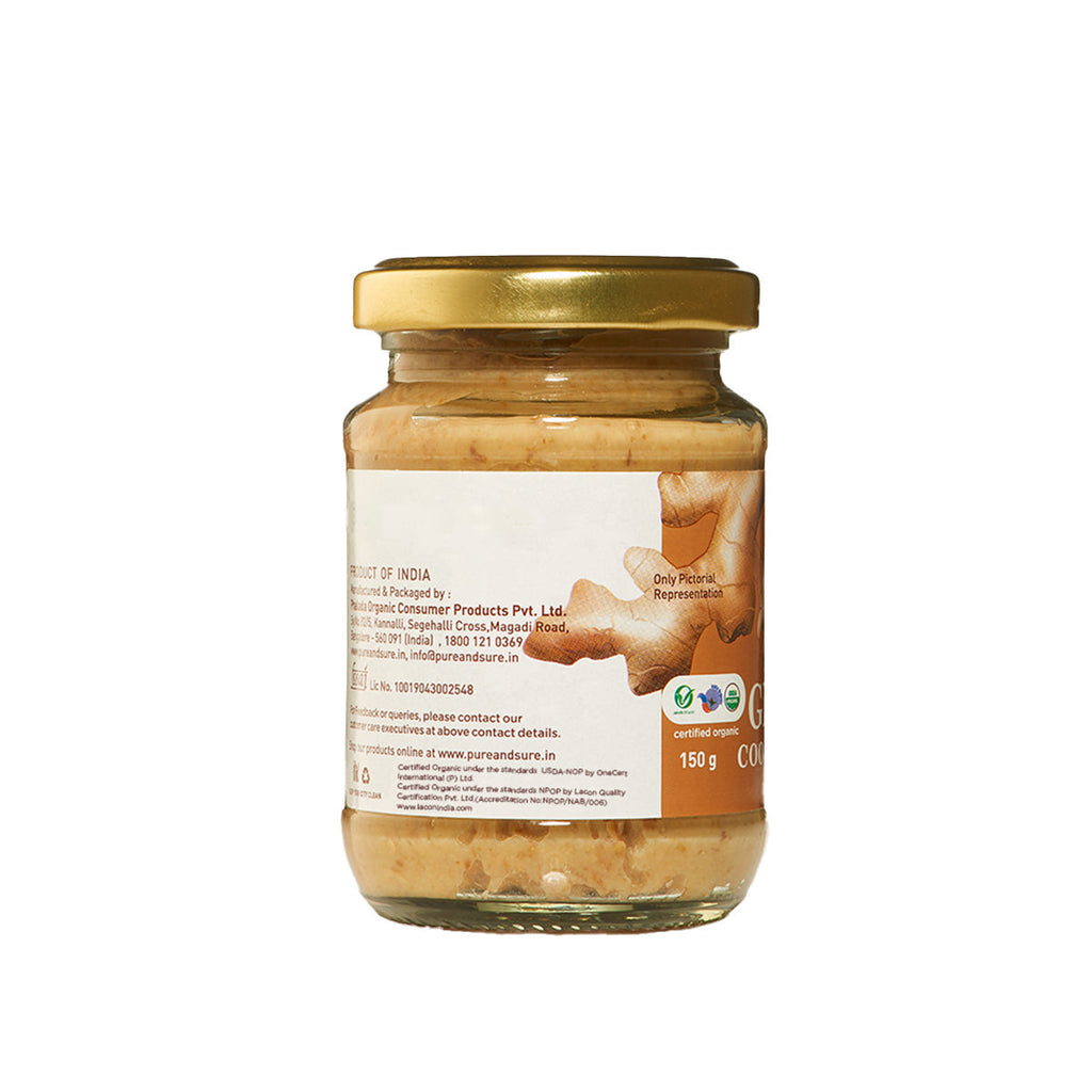 Pure & Sure Organic Ginger Paste | Grocsy