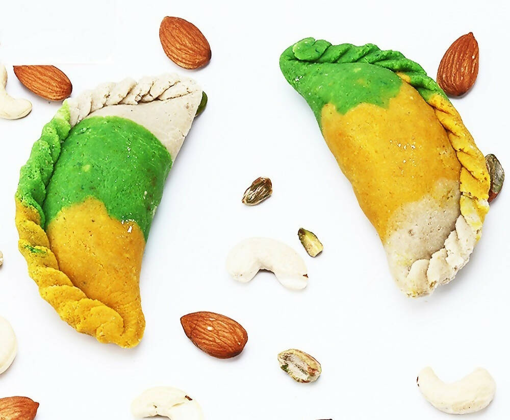 Ghasitaram Sugarfree Kaju Tirangi Gujiya | Grocsy