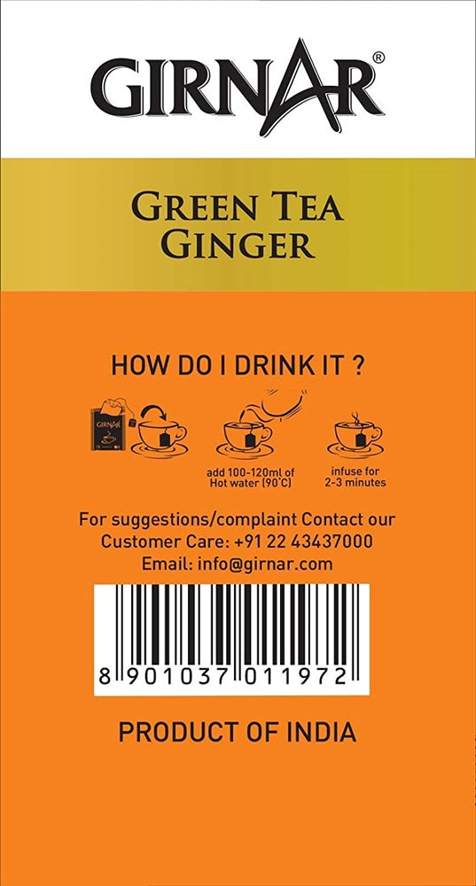 Girnar Green Tea Ginger | Grocsy