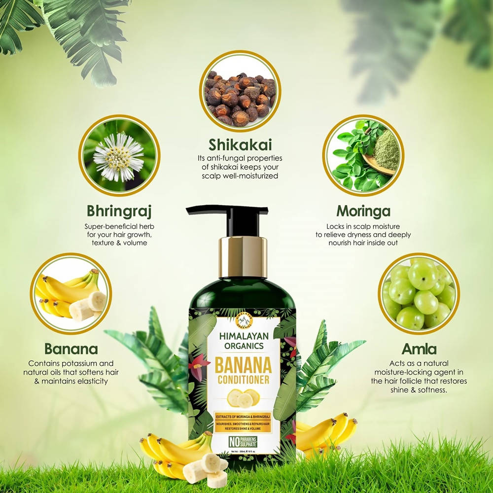 Himalayan Organics Banana Conditioner | Grocsy