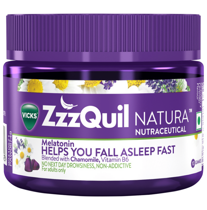 Vicks ZzzQuil Natura Melatonin Sleep Gummies | Grocsy