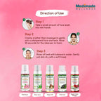Medimade Wellness Foaming Face Wash With Pink Rose | Grocsy