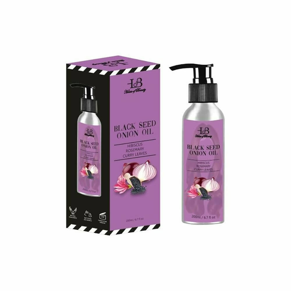 House Of Beauty Black Seed Onion Oil with Hibiscus Hair Oil | Grocsy