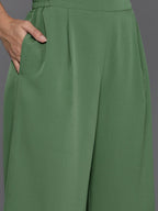 Ahalyaa Women's Traditional wear Kurta Set - Sage Green | Grocsy