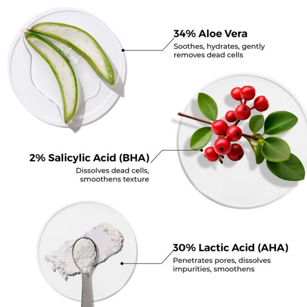 Brillare AHA BHA Exfoliating Face Peeling Solution | Grocsy