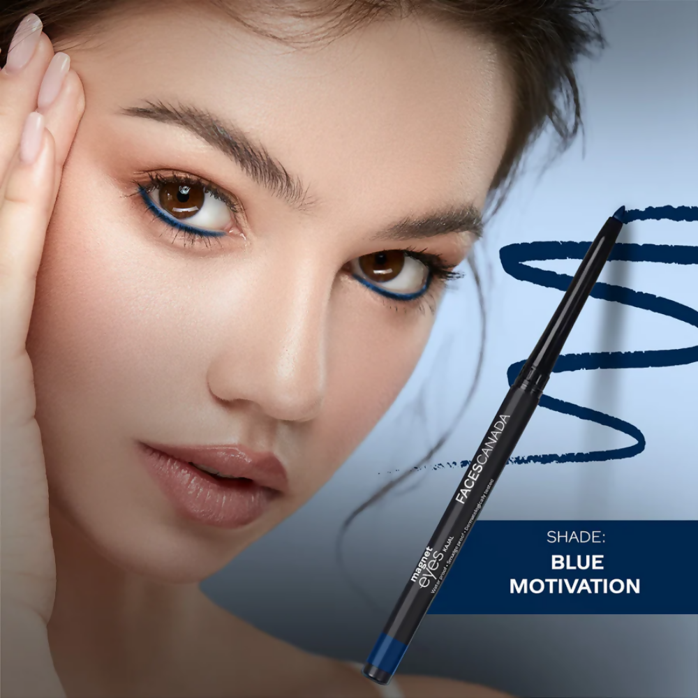 Faces Canada Magneteyes Color Kajal - Blue Motivation 01 | Grocsy