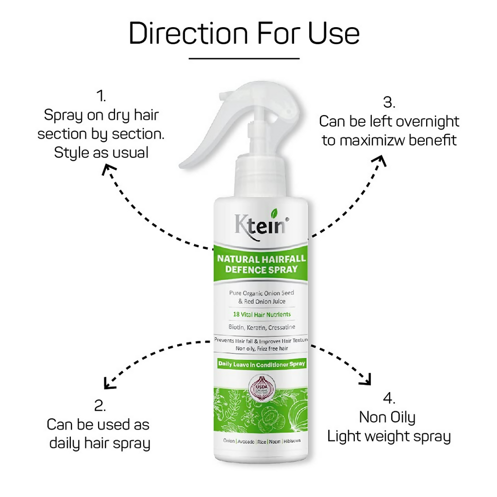 Ktein Onion Hair Spray | Grocsy