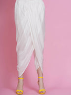 Women Republic Peach Rayon Embroidered Kurta With Mirror Work And Tulip Pants | Grocsy