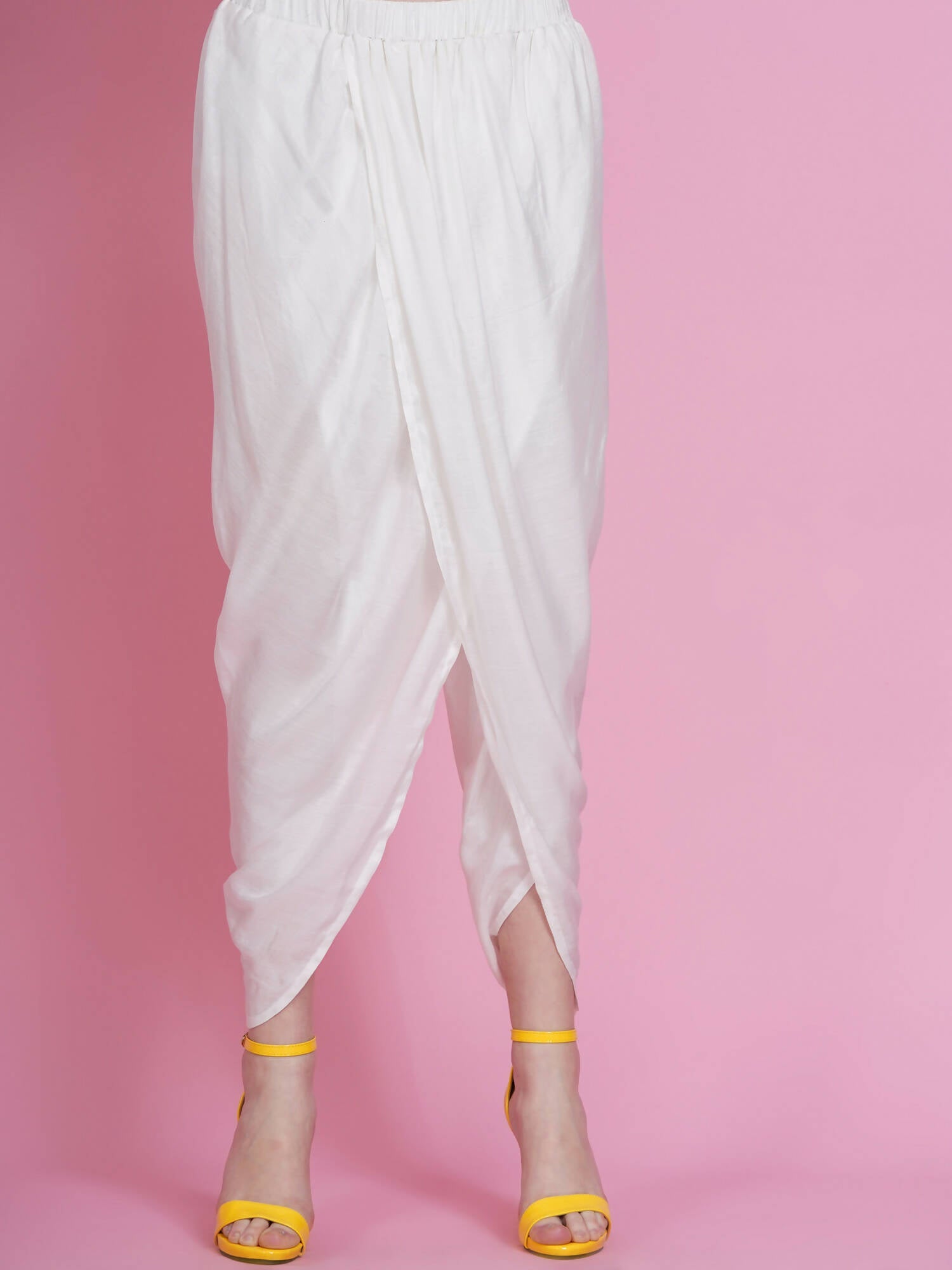Women Republic Peach Rayon Embroidered Kurta With Mirror Work And Tulip Pants | Grocsy