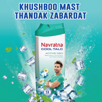 Navratna Cool Talc Active Deo | Grocsy