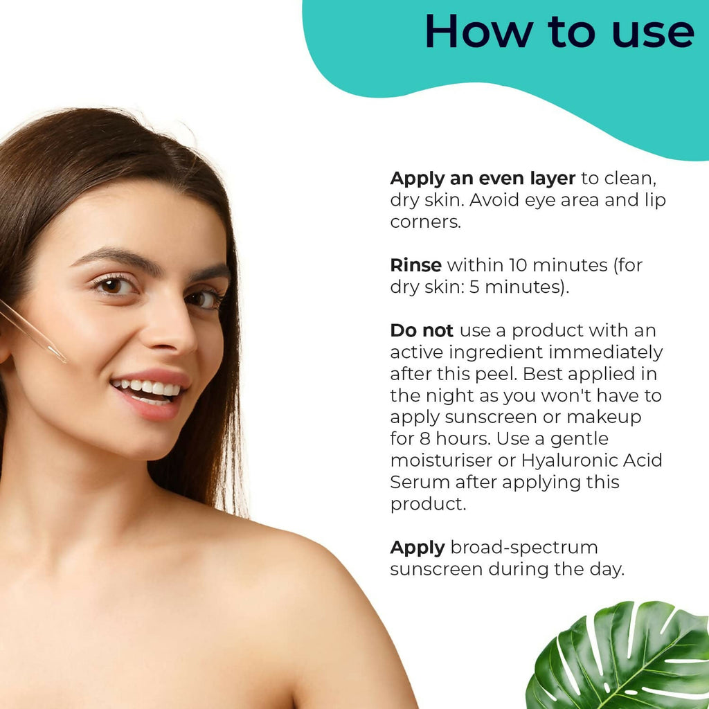 Pilgrim 25% AHA + 2% BHA + 5% PHA Peeling Solution (Mini) For Face & Glowing Skin | Grocsy