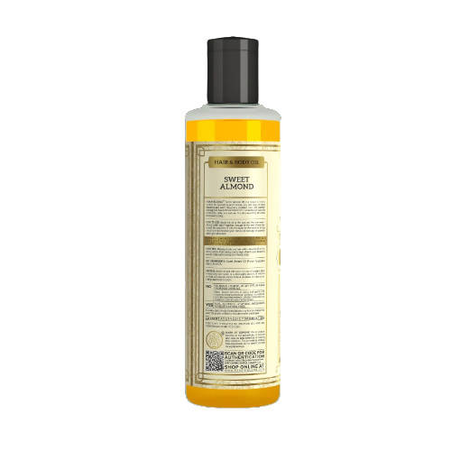 Khadi Natural Sweet Almond Hair & Body Oil | Grocsy