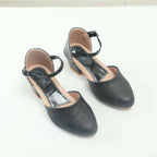 Tiny Bugs Girls Party Wear Ballerinas Heels - Black | Grocsy