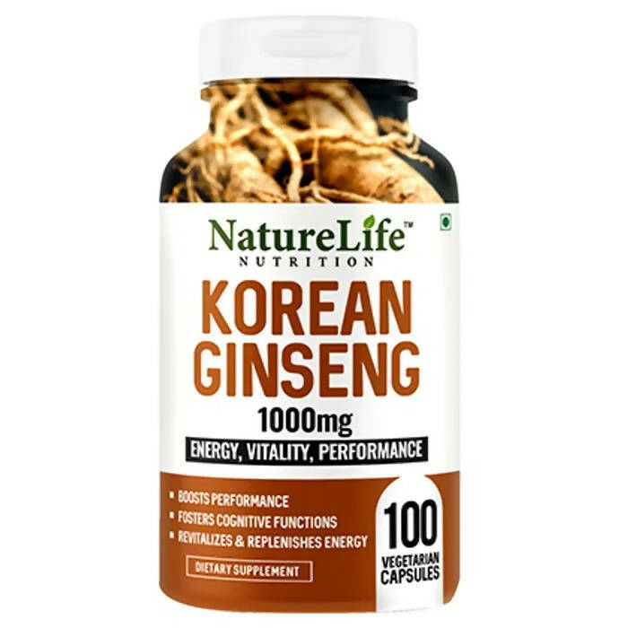 Nature Life Nutrition Korean Ginseng Capsules | Grocsy