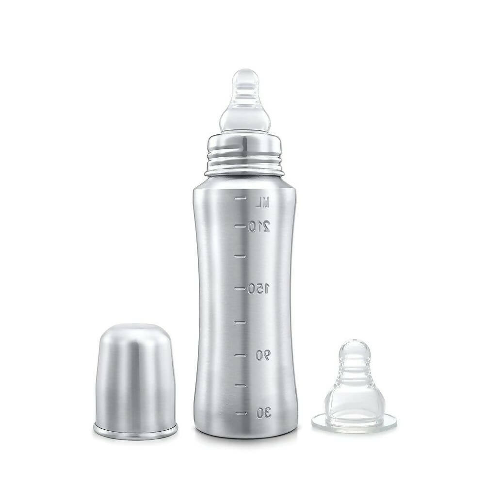 Speedex Stainless Steel Infant Baby Feeding Bottle | Grocsy