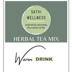Satvi Wellness Jeera Ginger Herbal Infusion Mix In Indvidual Packets | Herbal Tea Sachet | Grocsy