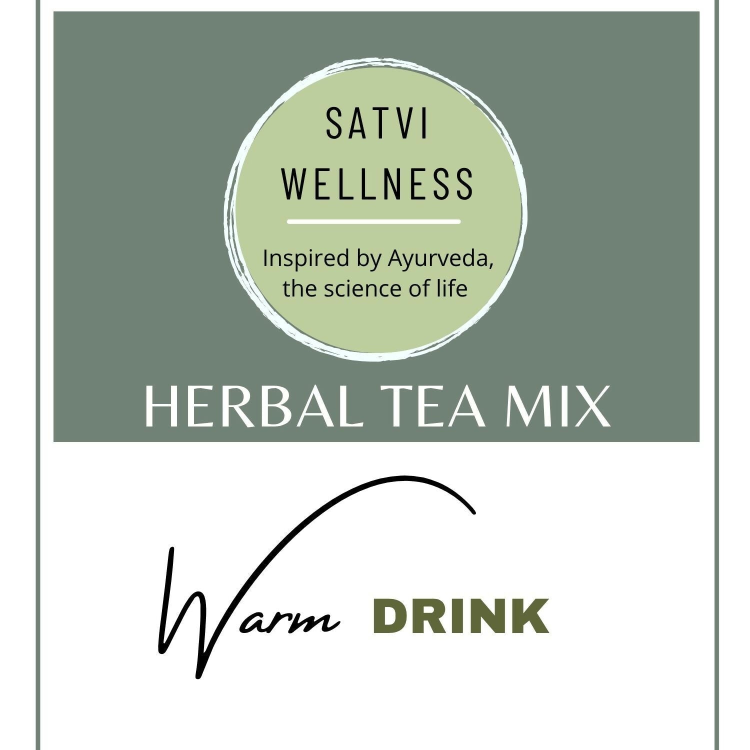 Satvi Wellness Jeera Ginger Herbal Infusion Mix In Indvidual Packets | Herbal Tea Sachet | Grocsy