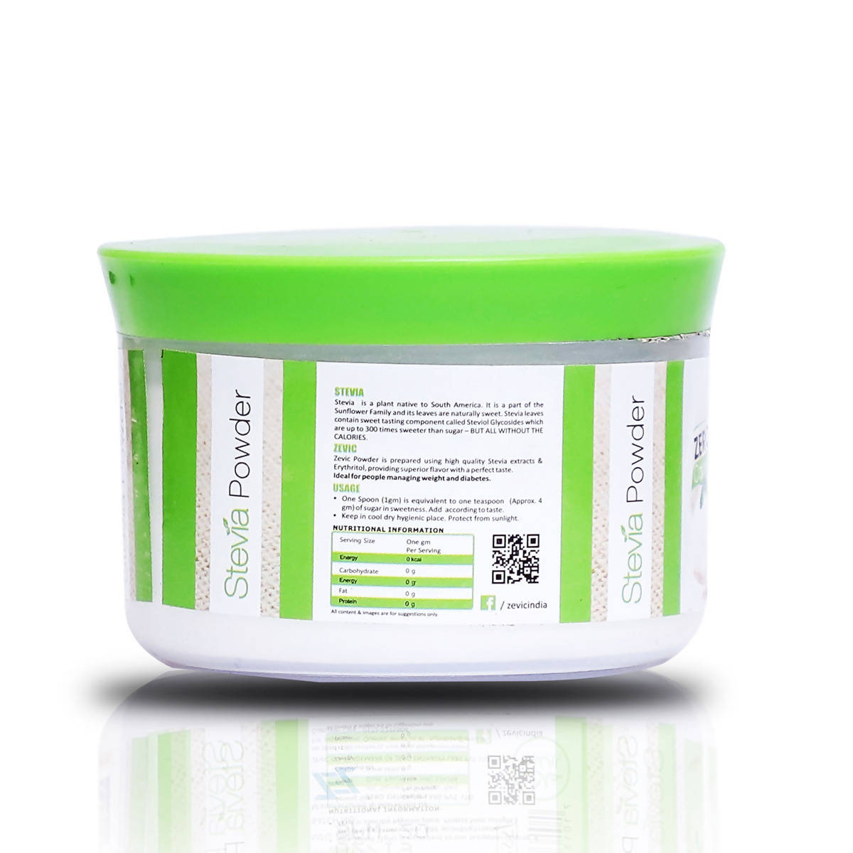 Zevic Stevia Zero Calorie Powder | Grocsy