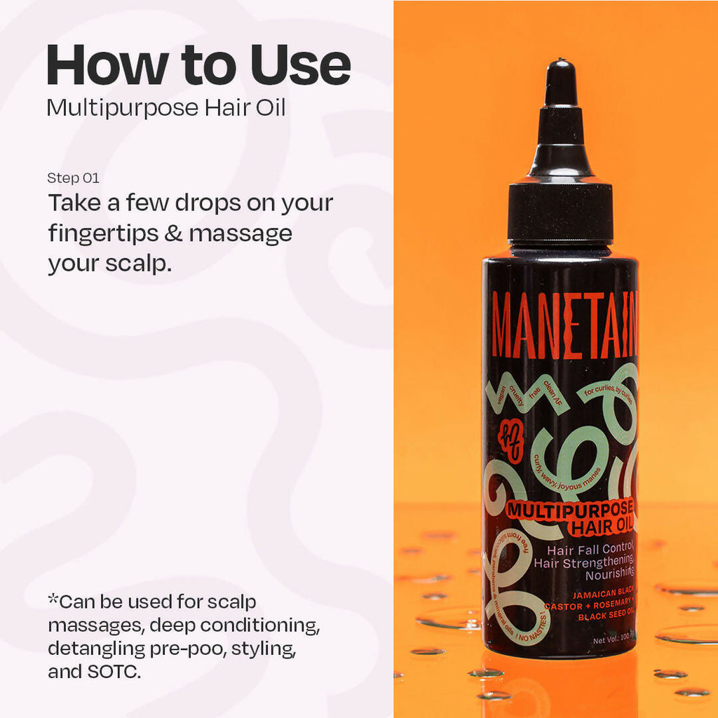 Manetain Multipurpose Hair Oil | Grocsy