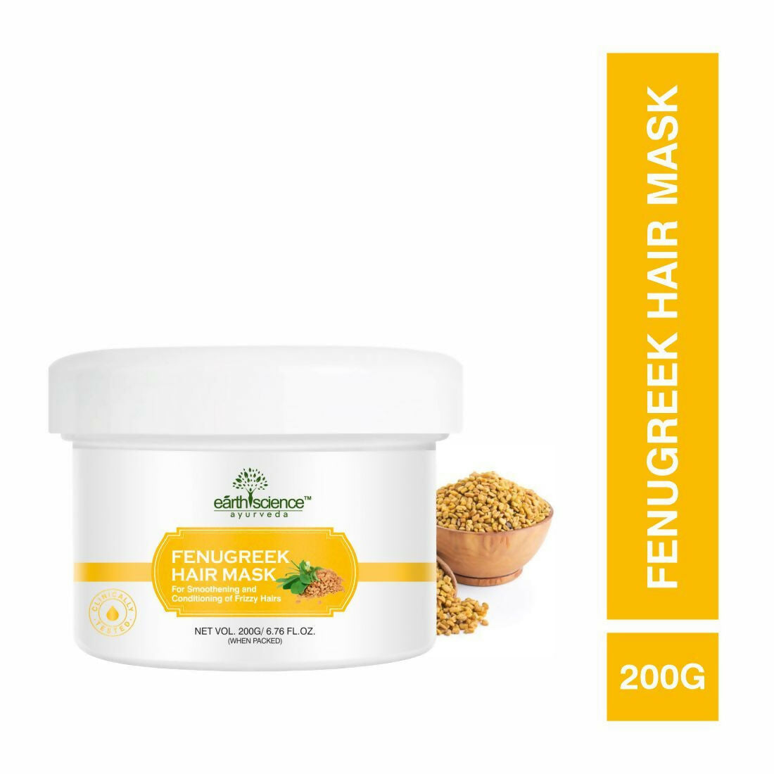 Earth Science Ayurveda Fenugreek Hair Mask | Grocsy