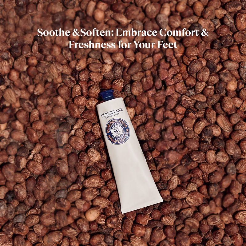 L'Occitane Shea Butter Intensive Foot Balm For Dry To Very Dry Skin | Grocsy
