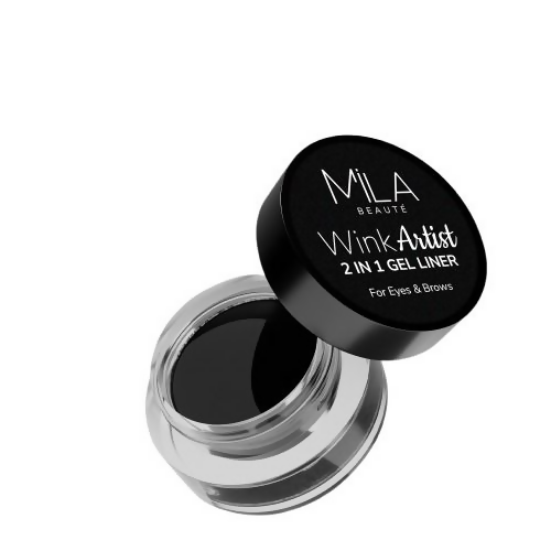 Mila Beaute Wink Artist 36Hr Smudge Proof & Waterproof Gel Eyeliner - Black | Grocsy