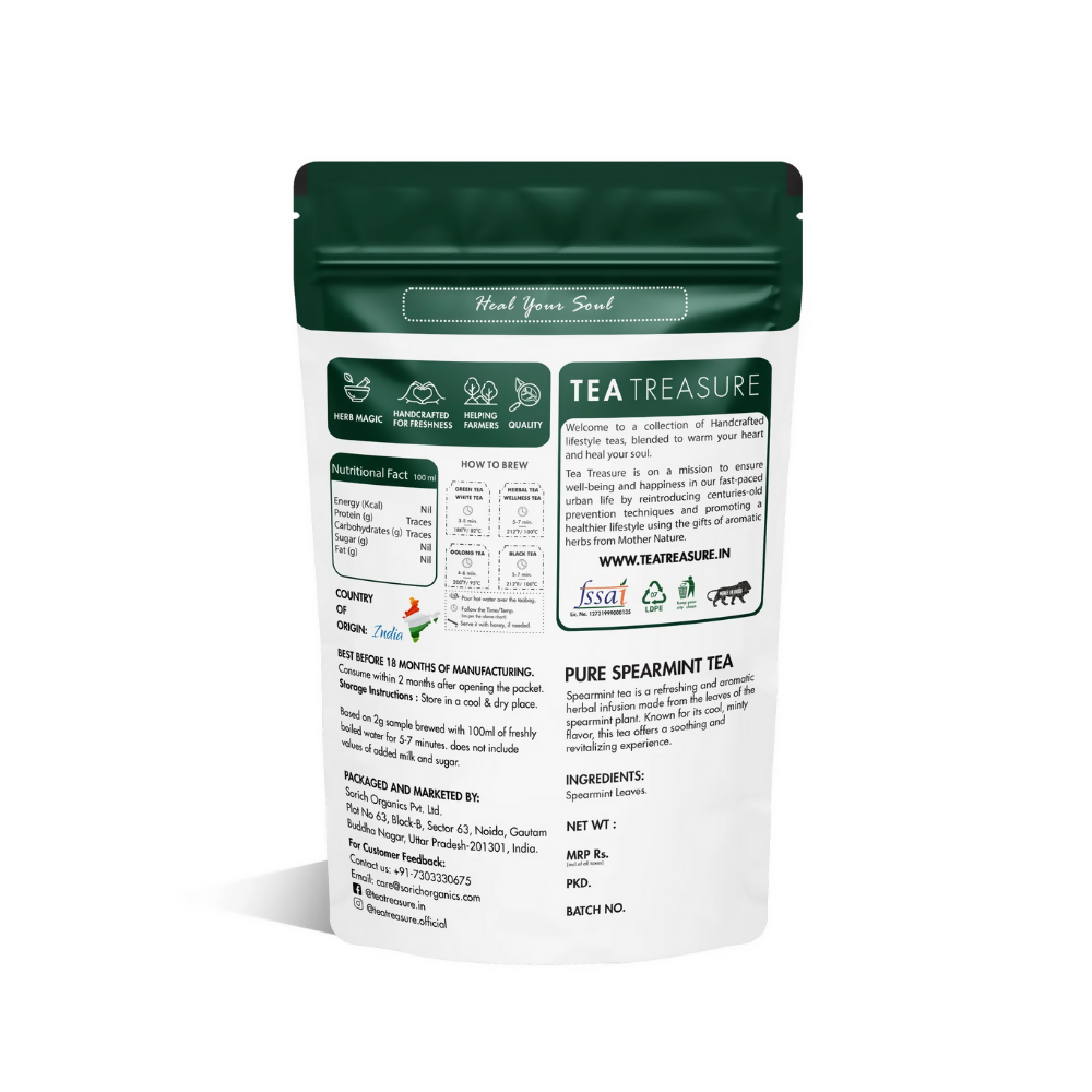 Tea Treasure Pure Spearmint Tea | Grocsy