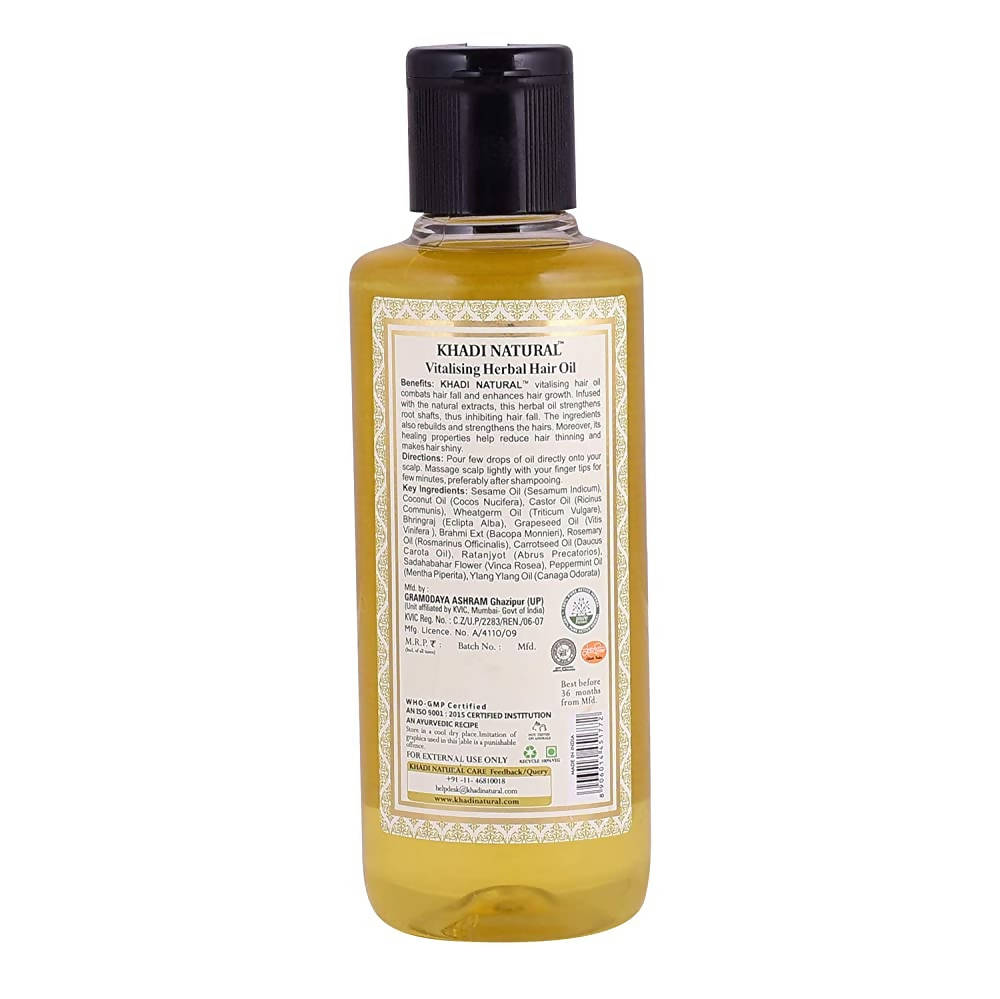 Khadi Natural Vitalising Hair Oil | Grocsy
