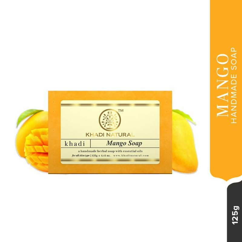 Khadi Natural Mango Handmade Soap | Grocsy