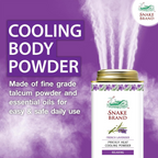 Snake Brand Lavender Prickly Heat Cooling Talcum Powder | Grocsy