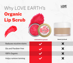 Love Earth Organic Lip Scrub with Shea Butter And Vitamin-E For Lip Hydration And Repair | Grocsy