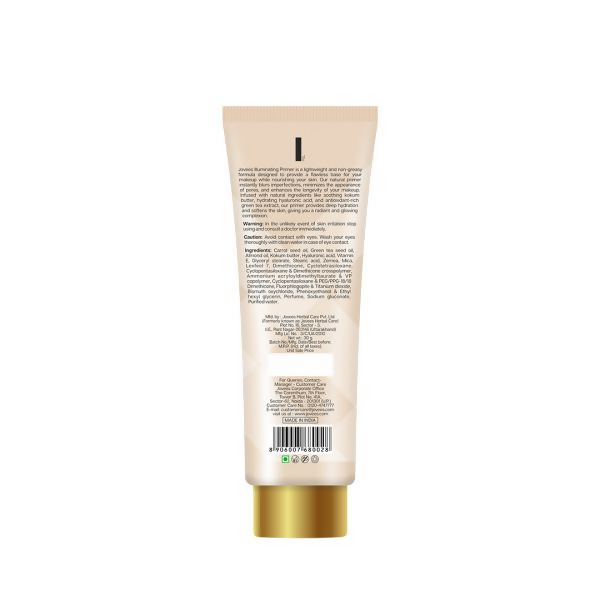 Jovees Illuminating Primer Infused with Hyaluronic Acid & Vitamin E | Grocsy