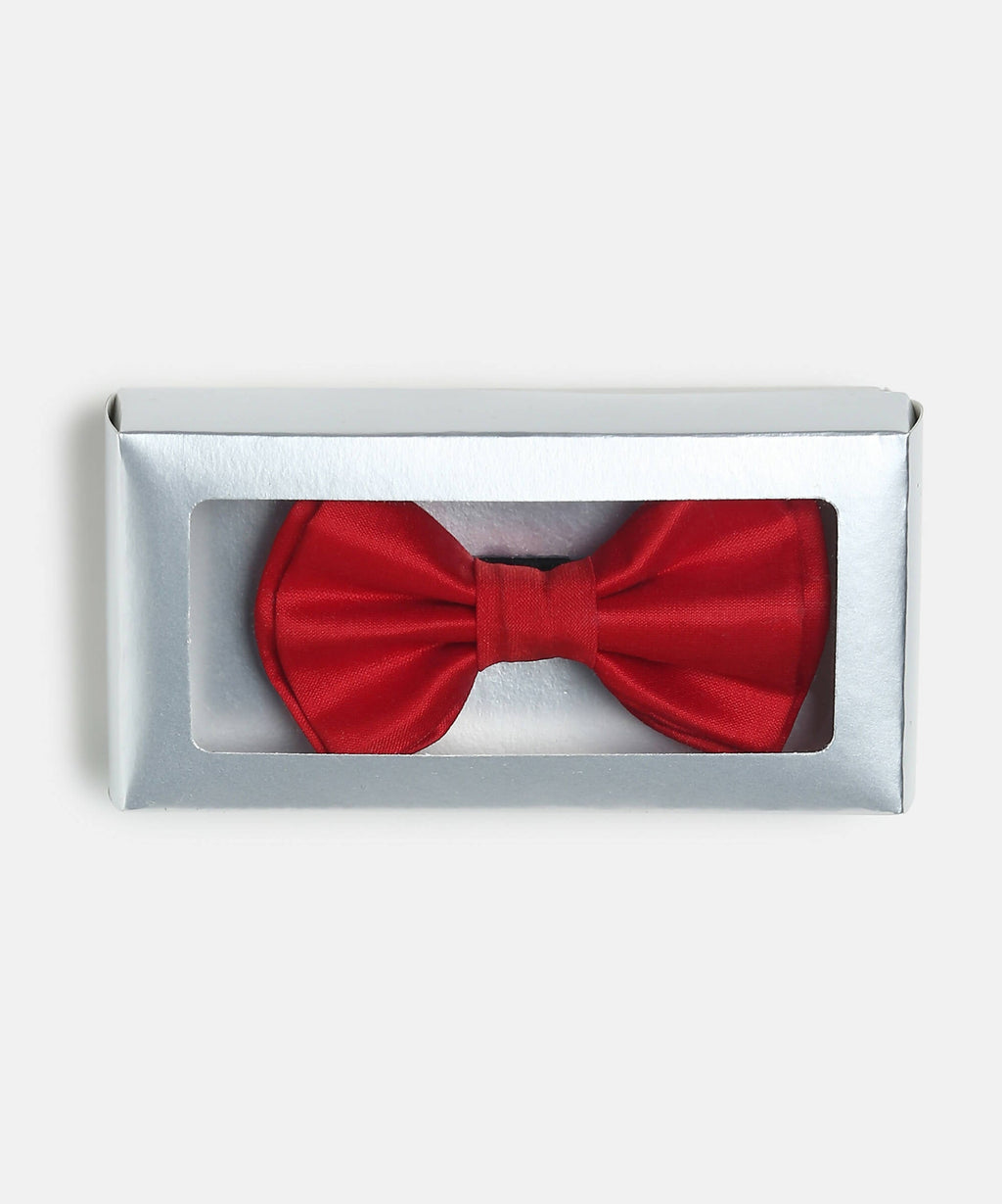 Manet Boys Solid Double Layer Bow - Red | Grocsy