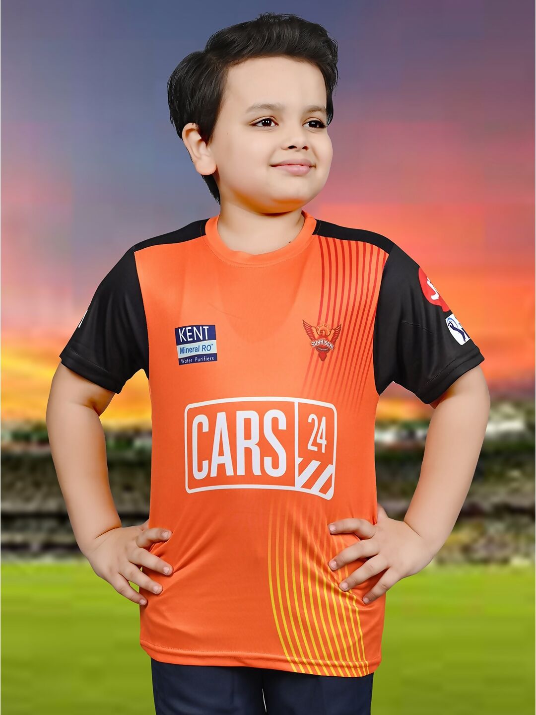 Baesd Boys Sports Printed Cricket Jersey IPL, T20 T-shirt | Grocsy