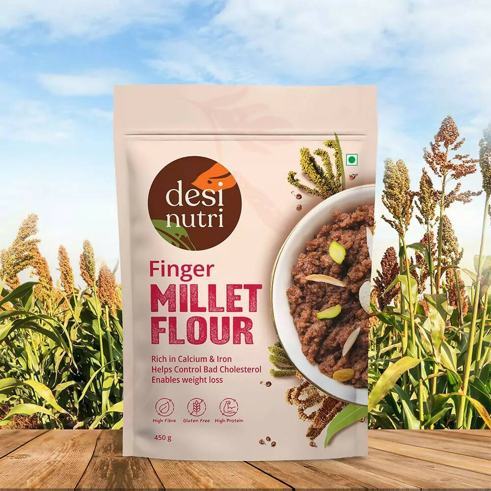 Desi Nutri Finger Millet Flour | Grocsy