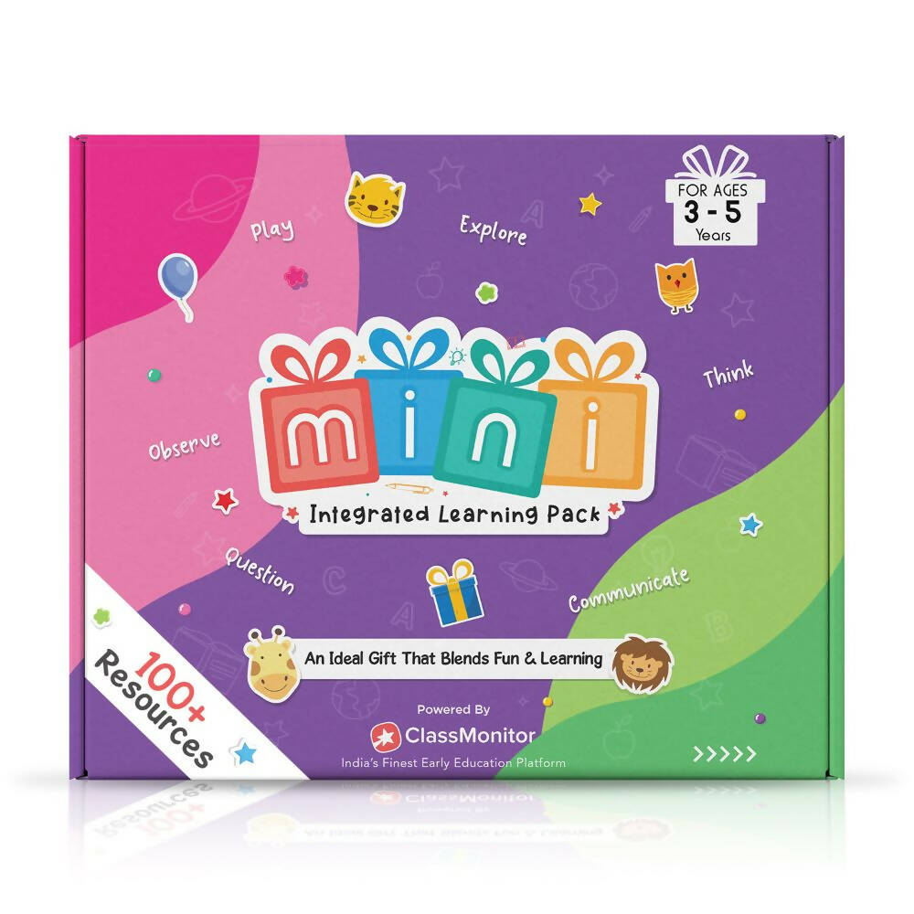 ClassMonitor Mini Learning Kit with Free Mobile App 14+ Learning & Education Topics for Preschool Learning Activities for Age 3 - 5 Years | Grocsy