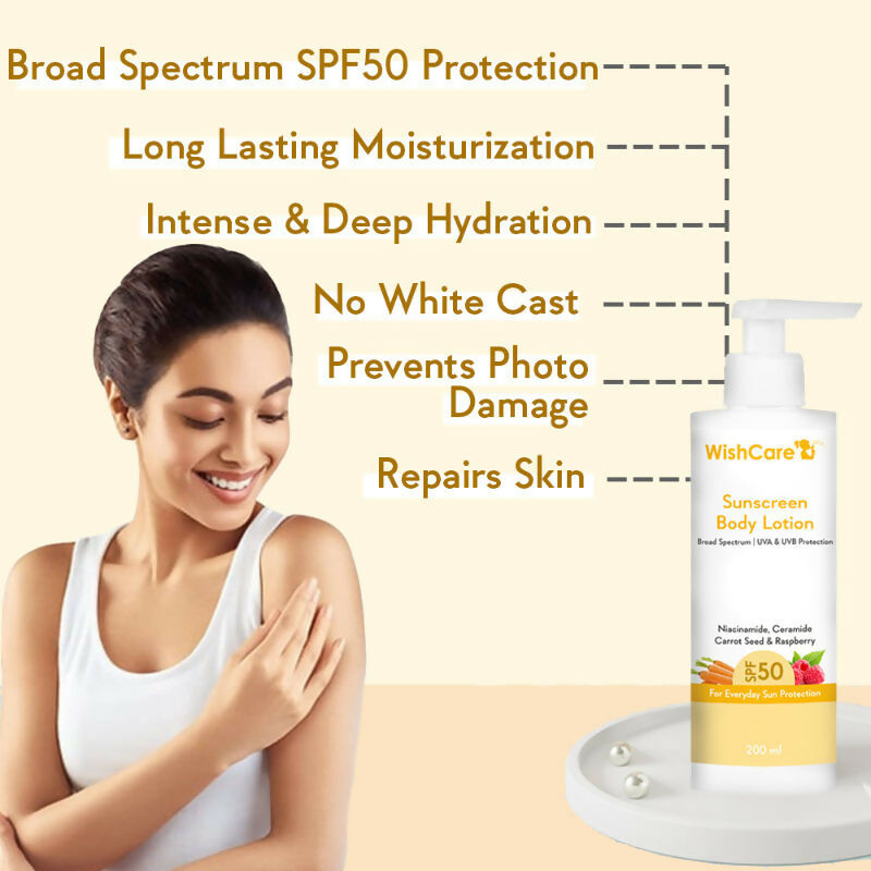 Wishcare Ceramide Sunscreen Kit - SPF 50 Broad Spectrum - PA+++ UVA & UVB Protection | Grocsy